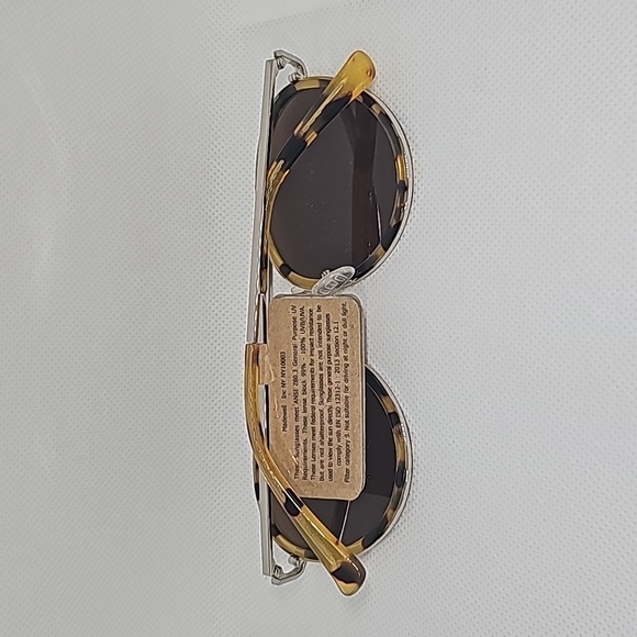 Madewell Tortoiseshell Brown Round Sunglasses main image 5